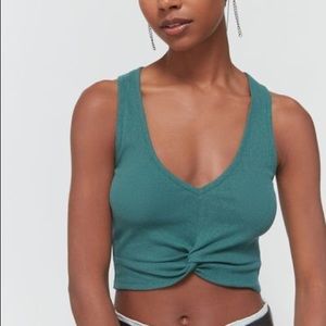 UO twist front tank top
